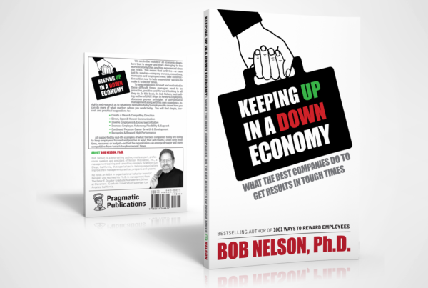 Book Cover Design - Keeping Up in a Down Economy by Bob Nelson, Ph.D.
