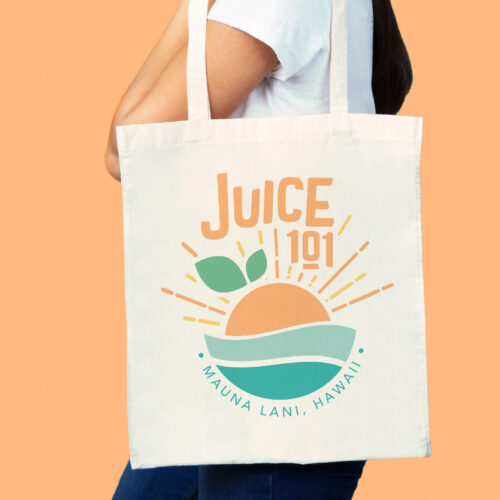 Juice 101 Logo branded Tote Bag