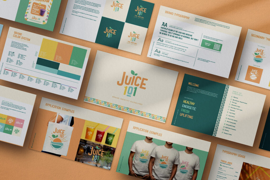 Brand Guidelines, Juicery